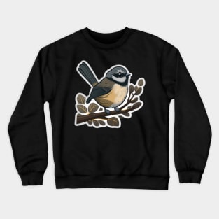 Cute fantail bird Crewneck Sweatshirt